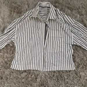 Proenza Schouler Button Up Blouse w/ Cut Outs